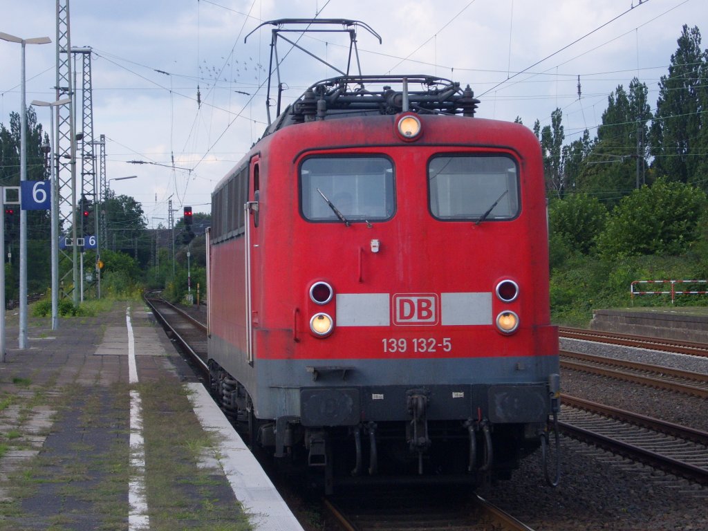 Die 139 132-5 kam am 24.08.2010 durch Herne.