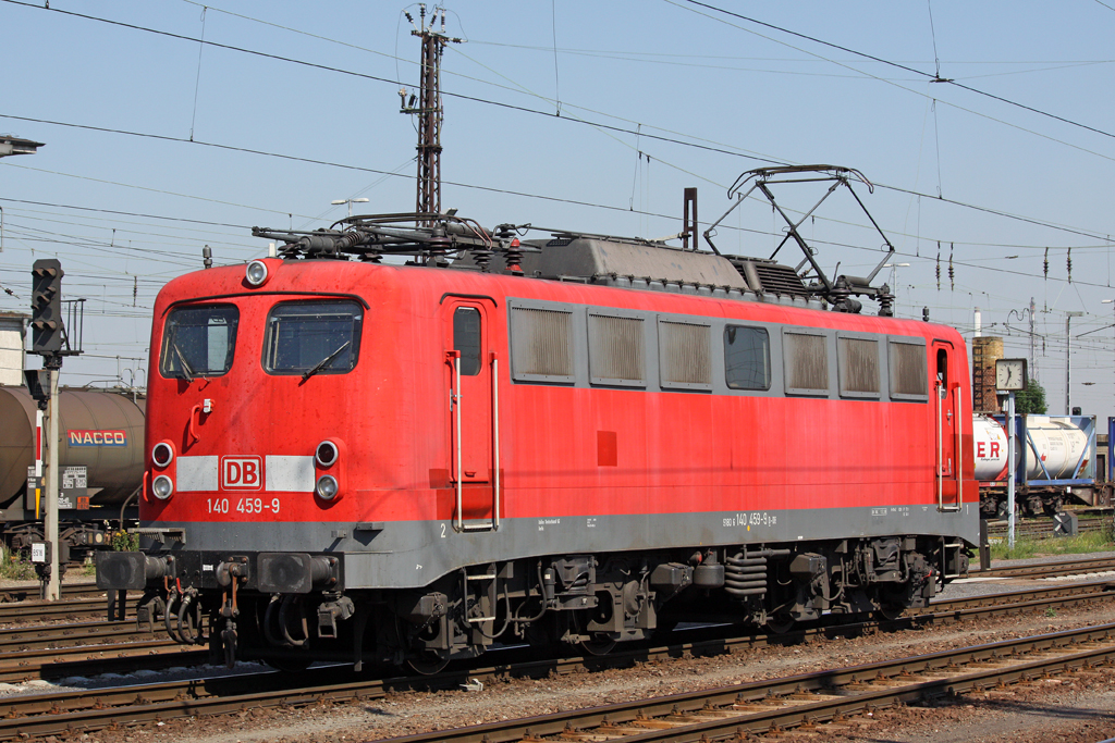 Die 140 459-9 in Grokorbetha am 09,07,10