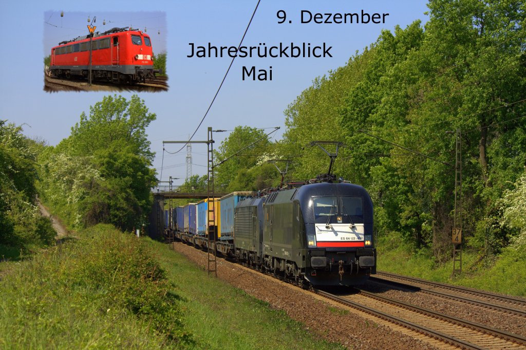 Die 182 537 in Ahlten und die 110 210 sind heute im 9. T�rchen.