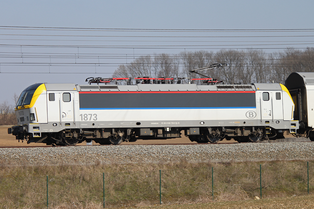 Die 1873 zog am 27.03.13 einen IC durch Zaventem.