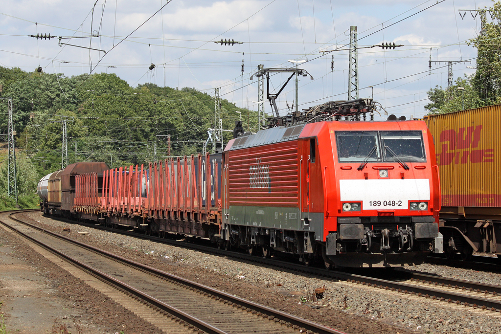 Die 189 048-2 in Kln West am 15,07,10 