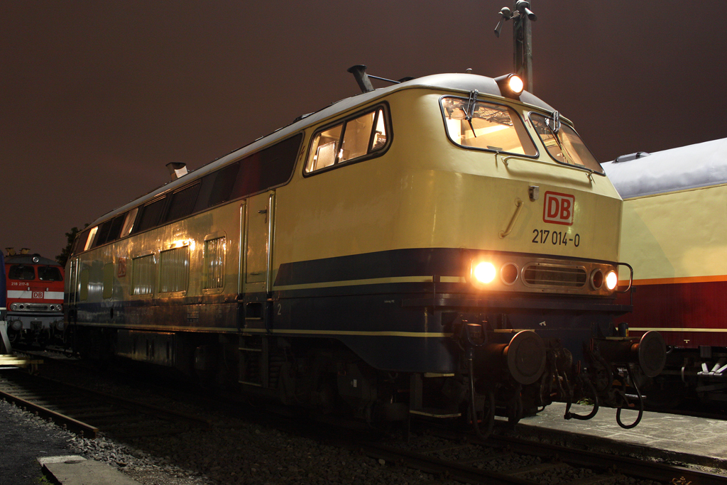 Die 217 014-0 im DB Museum Koblenz-Ltzel am 15,05,10  