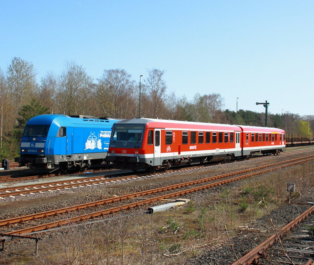 Die 253 und ein 628 treffen sich in Munster. (10.04.11) 