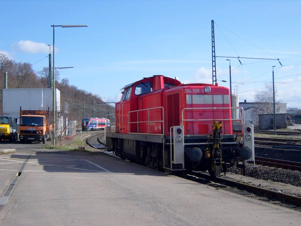 Die 294 908-9 im Jahr 2009 in Stolberg Hbf.