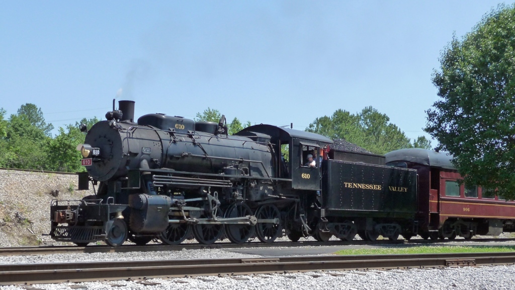 Die #610 der TVR macht sich bereit fr einen weiteren Trip von Grand Junction nach East Chattanooga (30.5.09).