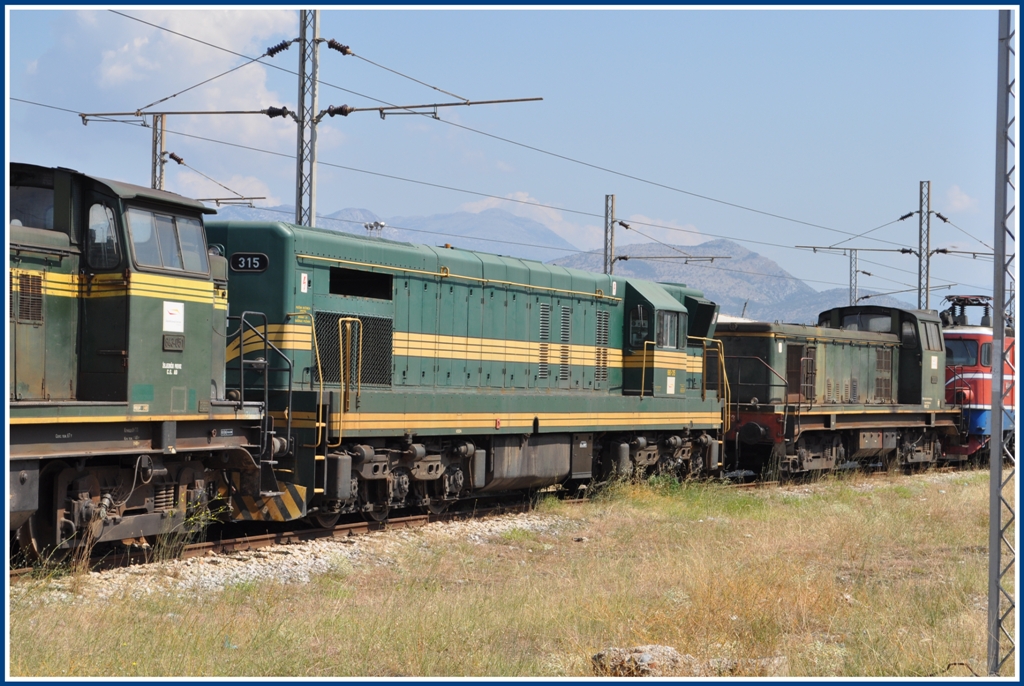 Die 661-315 macht auch noch einen ordentlichen Eindruck. Podgorica. (26.07.2012)