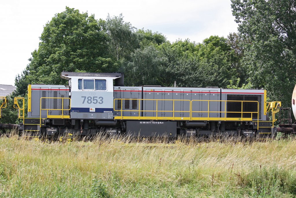 Die 7853 am 19.7.12 bei Terneuzen.