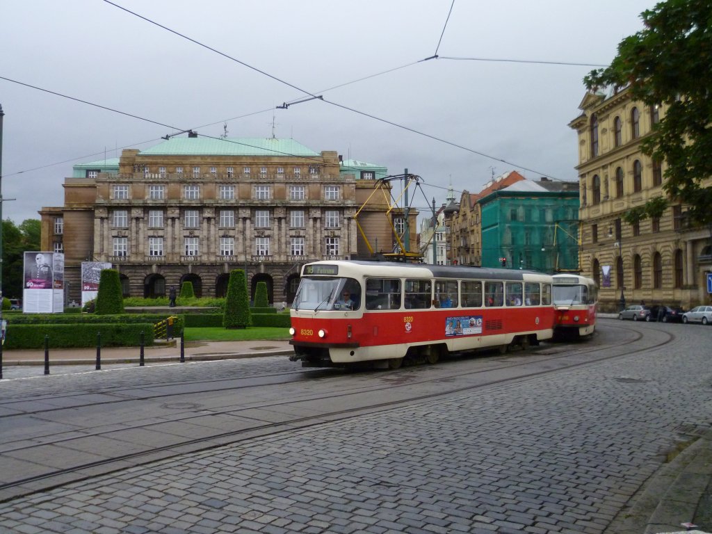 Die alte Tatra Straenbahn in Prag am 02.06.13