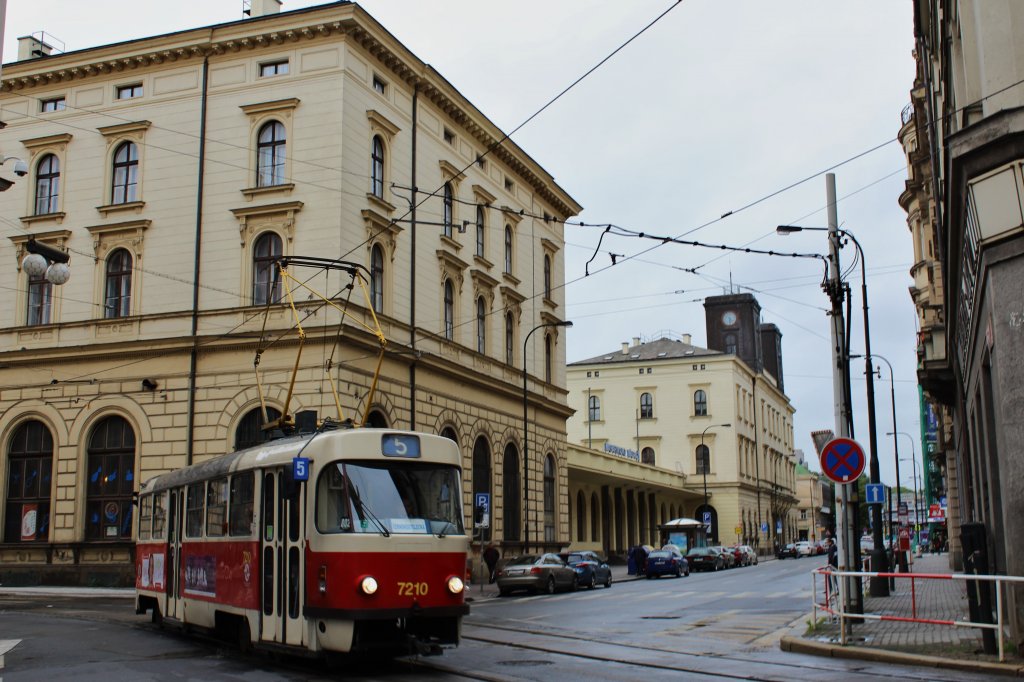 Die alte Tatra Straenbahn in Prag am 02.06.13 