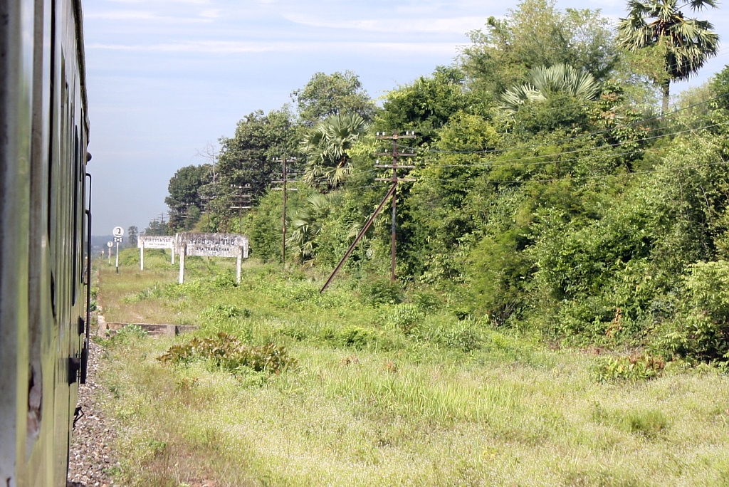 Die aufgelassene Hst. Sa Thammakhan, Blickrichtung Thanon Chira Jn., am 16.Juni 2011.