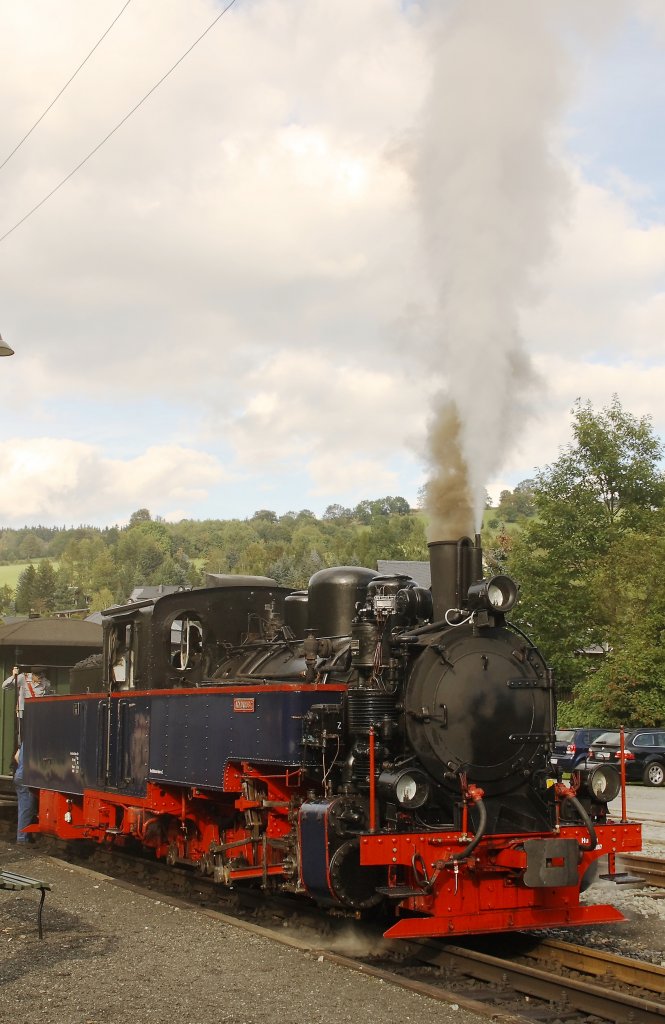 Die Auqarius C am 10.09.2011 im Bahnhof Steinbach. 

