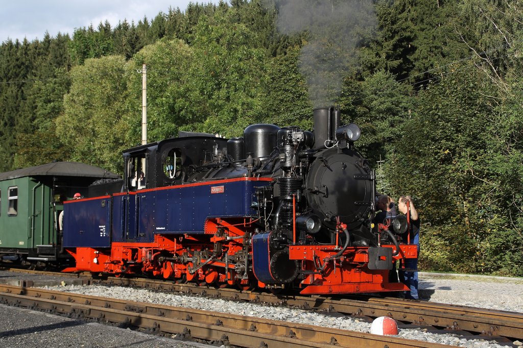 Die Auqarius C am 10.09.2011 im Bahnhof Schmalzgrube. 

