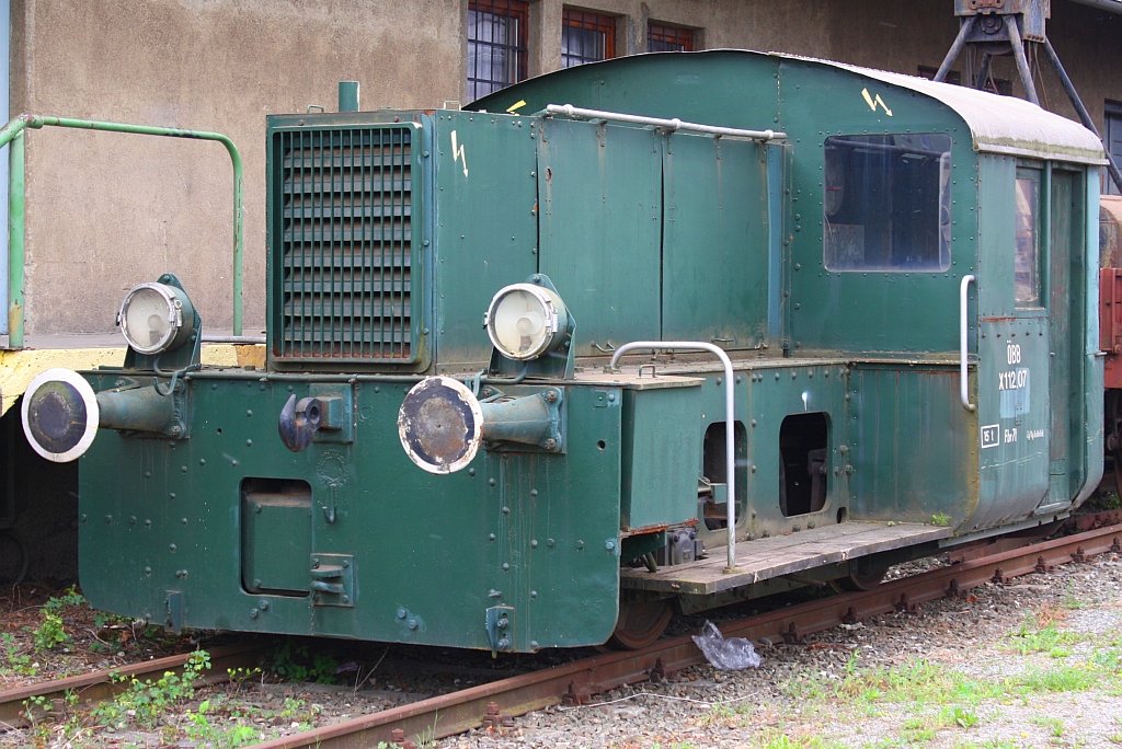 Die ausgemusterte BB X112.07, eine Kf, am 11.Juni 2010 im Eisenbahnmuseum Knittelfeld.