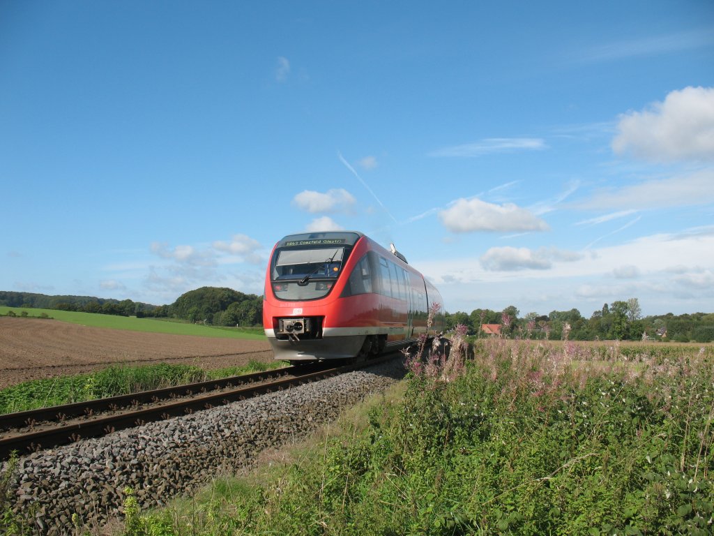 Die Baumbergebahn M�nster Coesfeld bei Havixbeck 18.09.10