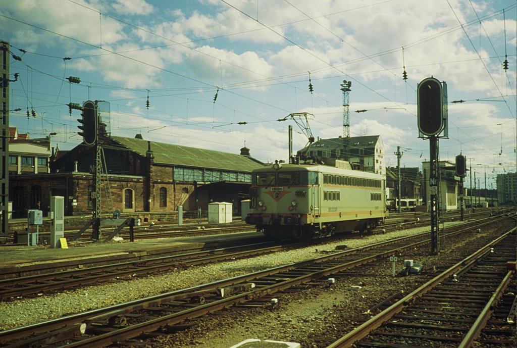 Die BB 20208 in Strassburg im August 1988.