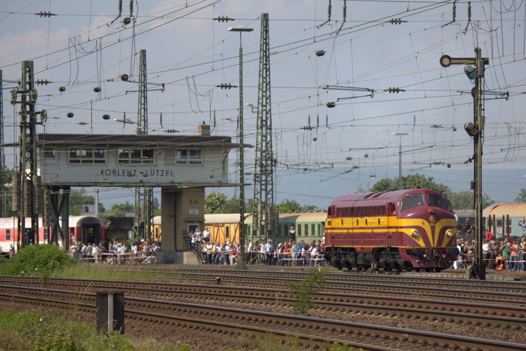 Die CFL 1604 am 21.05.2011 in Koblenz L�tzel.