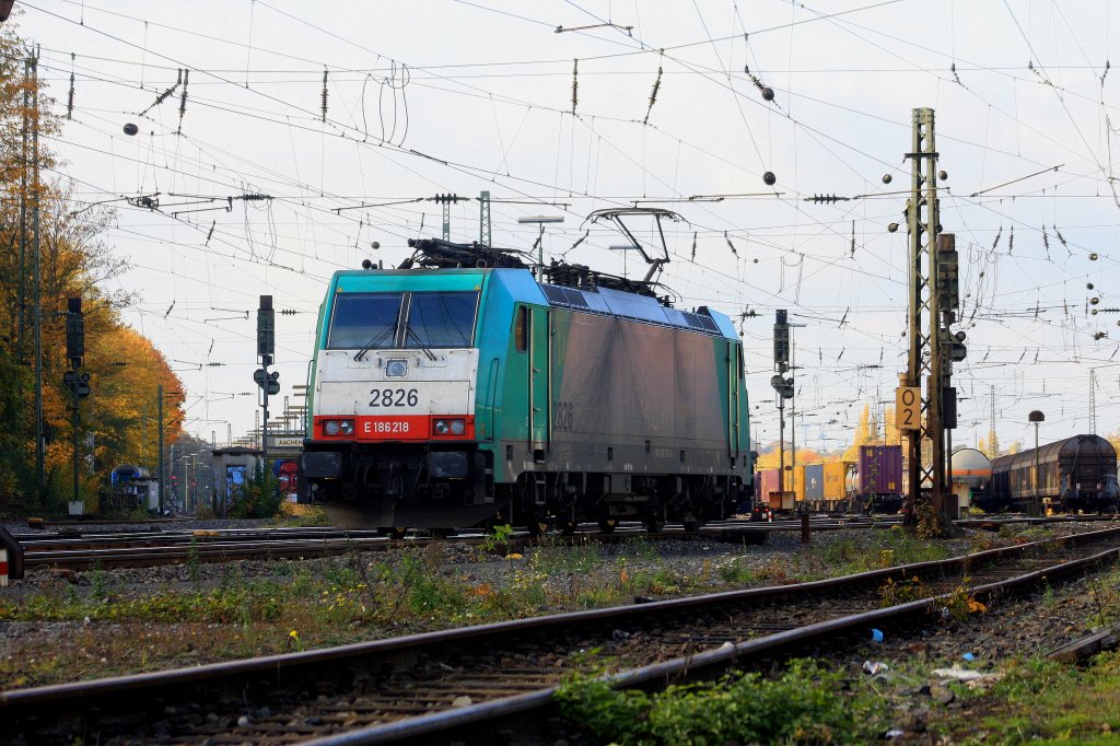 Die Cobra 2826 rangiert in Aachen-West.
30.10.2011