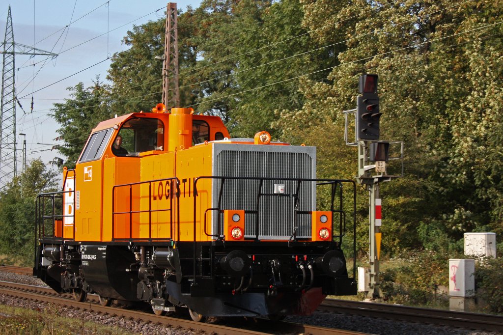 Die damals frisch Hauptuntersuchte BBL 13 am 30.9.11 als Lz bei der Durchfahrt durch Ratingen-Lintorf.