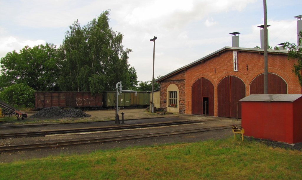 Die DBG Lokhalle im Bw Mgeln; 09.06.2011