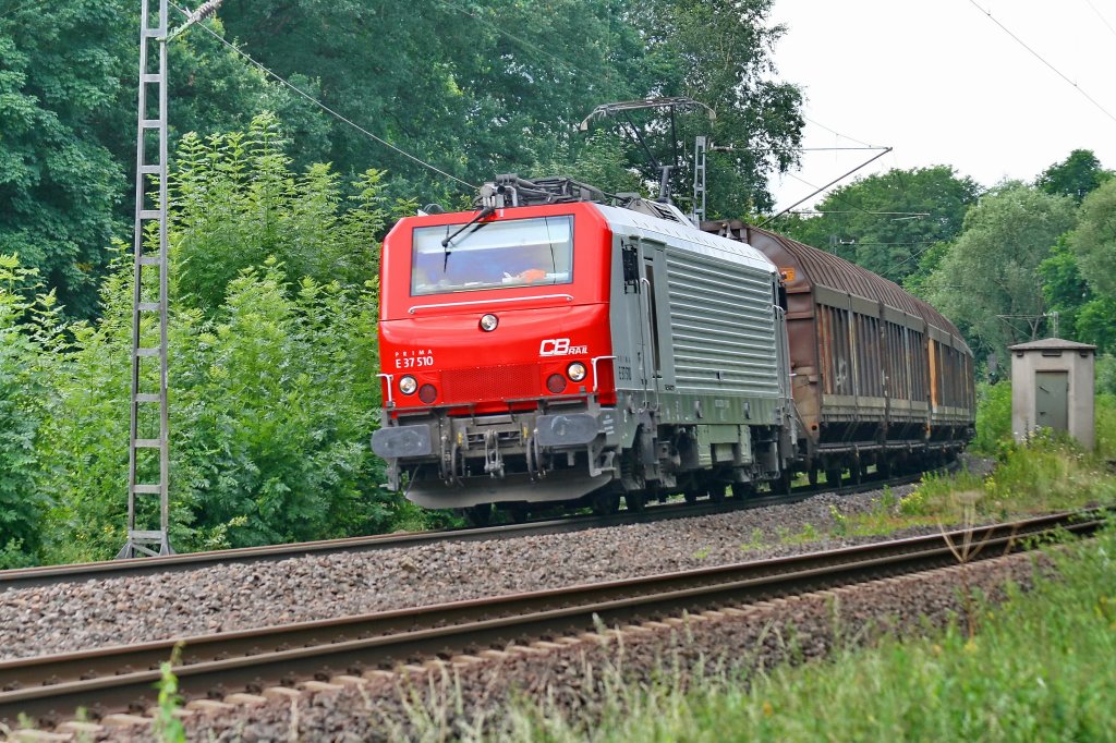 Die E37 510 von Trier in Richtung Koblenz , hier zwischen Fhren und Hetzerath  erwischt am 02.08.2012