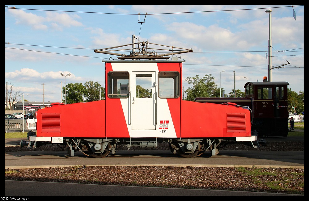 Die Ellok 4351 am 18. September 2010 im Mannheimer Betriebshof.