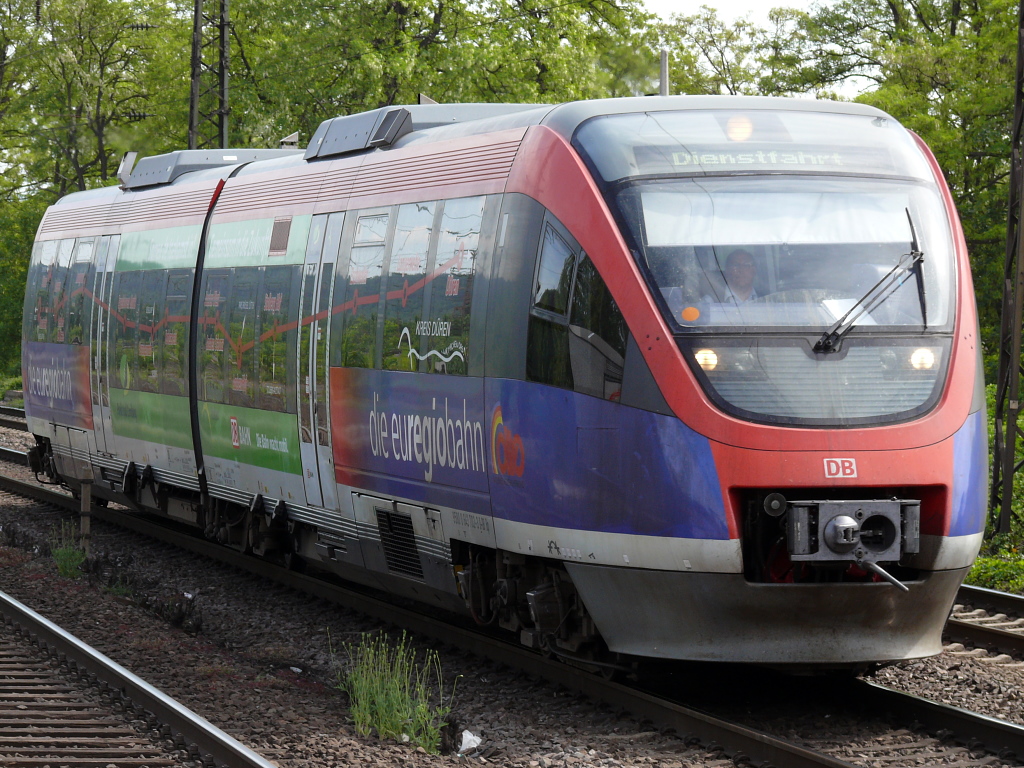 die euregiobahn auf Dienstfahrt in Witten. 07.05.2011.
