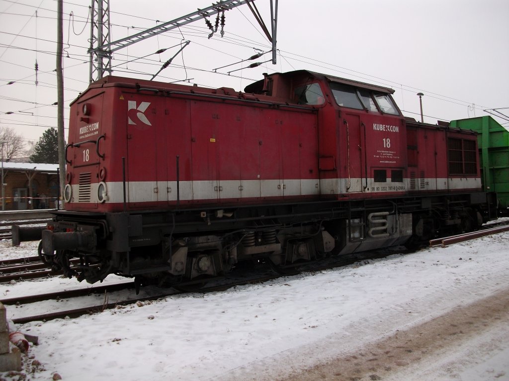 Die frhre 202 787 fhrt bei KUBECON unter der Nummer 18.Am 01.Februar 2011 stand Sie in Bergen/Rgen.