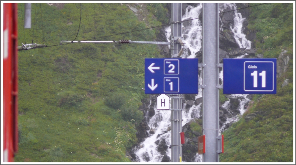 Die Gotthardregion ist sehr wasserreich und somit auch am Oberalppass. (15.08.2010)