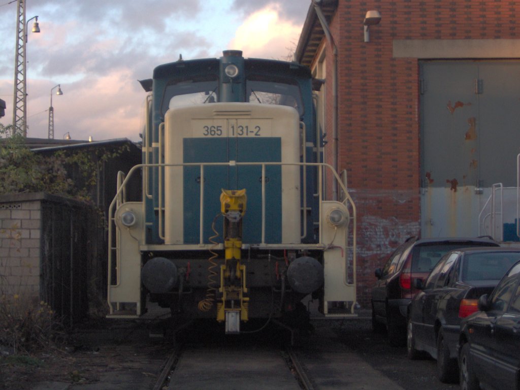 Die groe Rangierdiesellok der RSE in Beuel.
