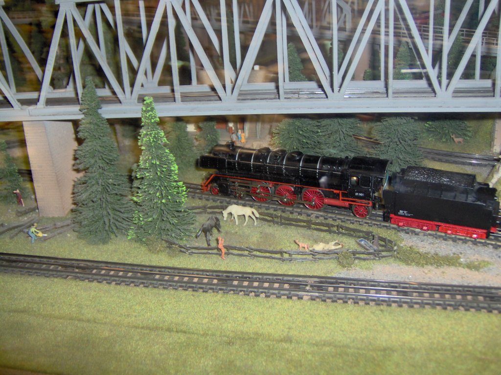 Die H0-Anlage im Klner Hbf.