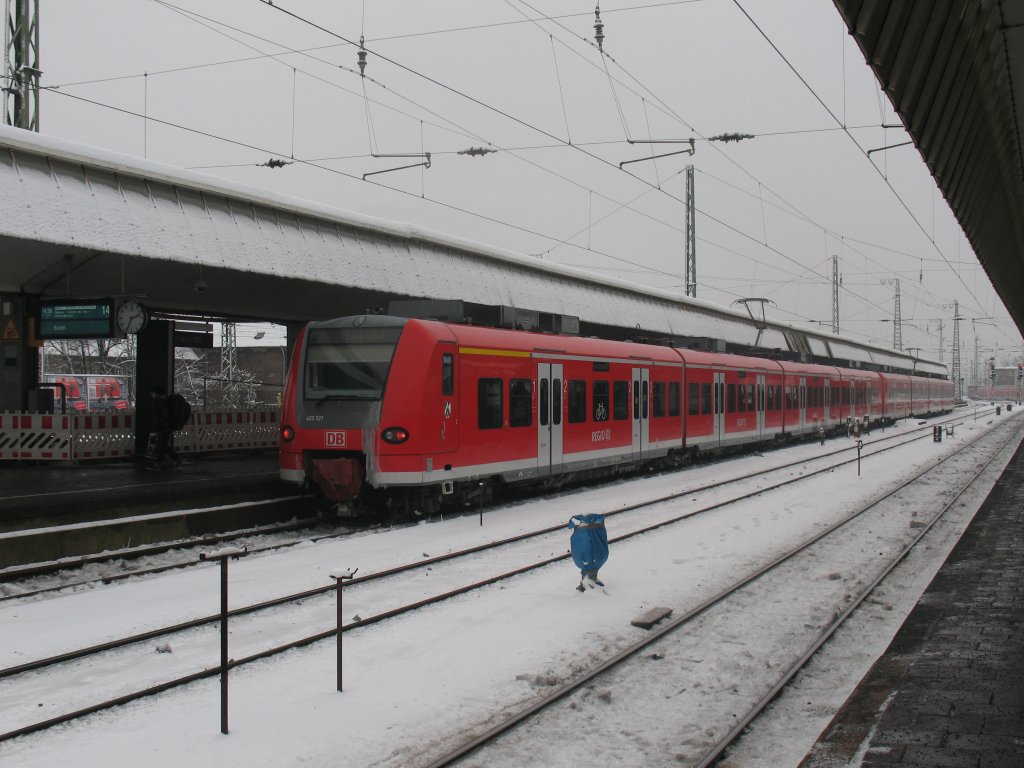 Die Haard Bahn nach Essen in Münster Hbf. 22.12.2010