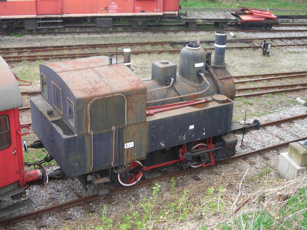 Die Kleinlok ZI von oben.11.4.10