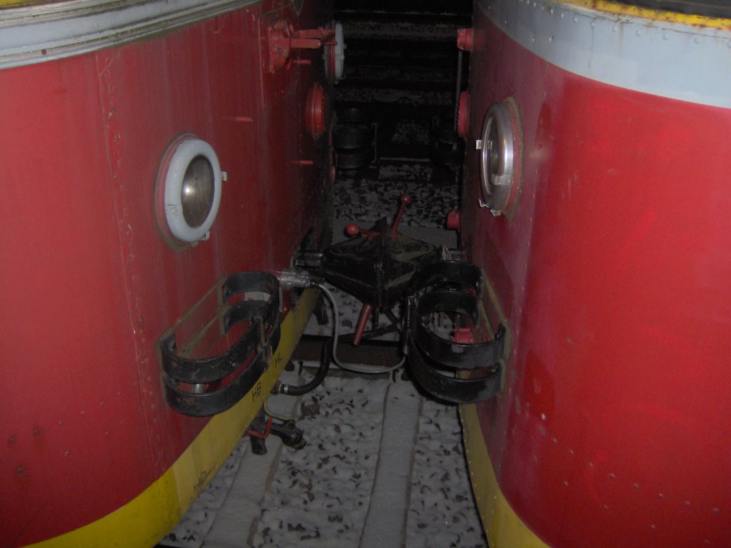 Die Kupplung zweier VT 95er der KBEF.