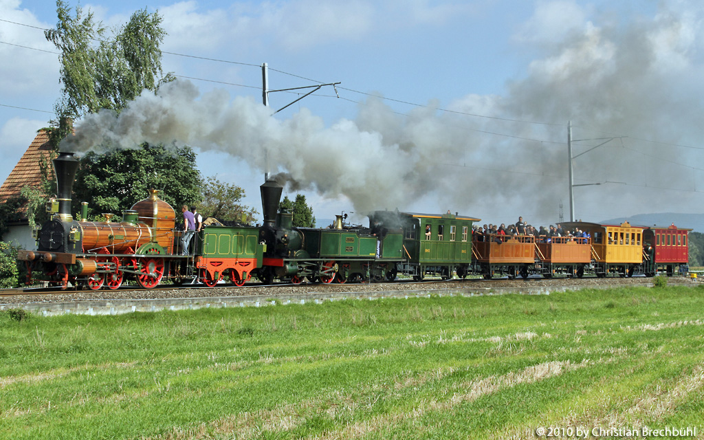 Die Limmat erhlt Zughilfe durch die Genf, am 04.09.2010 Richtung Zofingen.