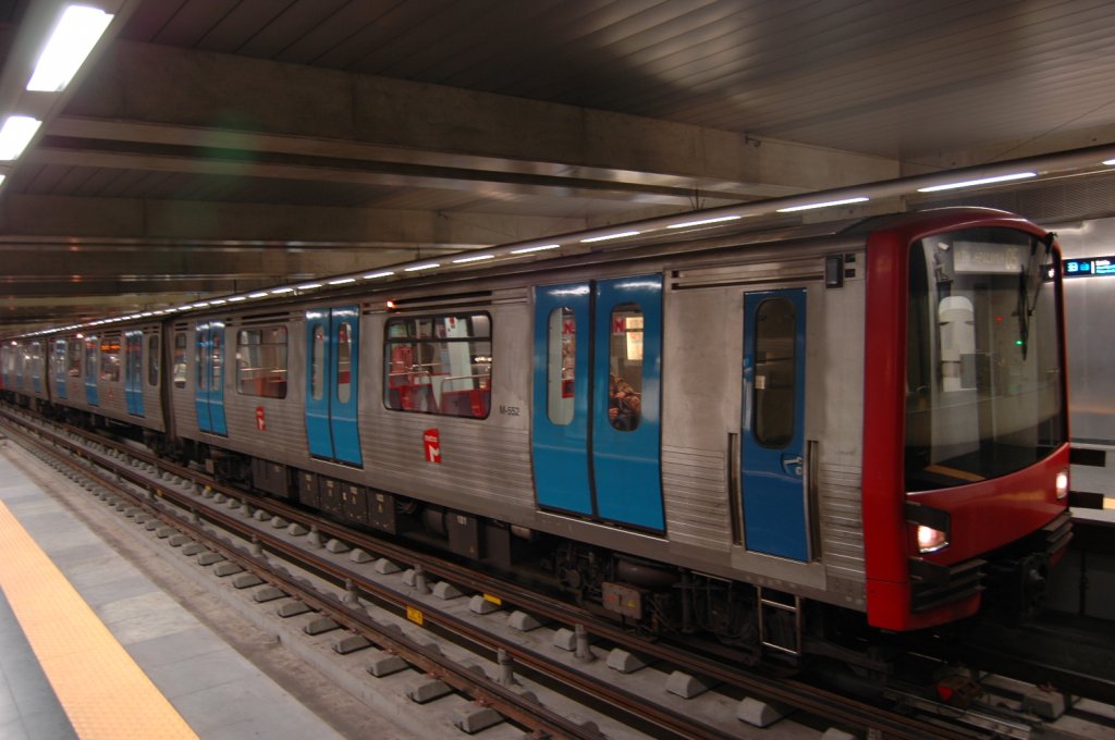 Die Lissaboner Metro fotografiert am 16.05.2010 in Portugal.