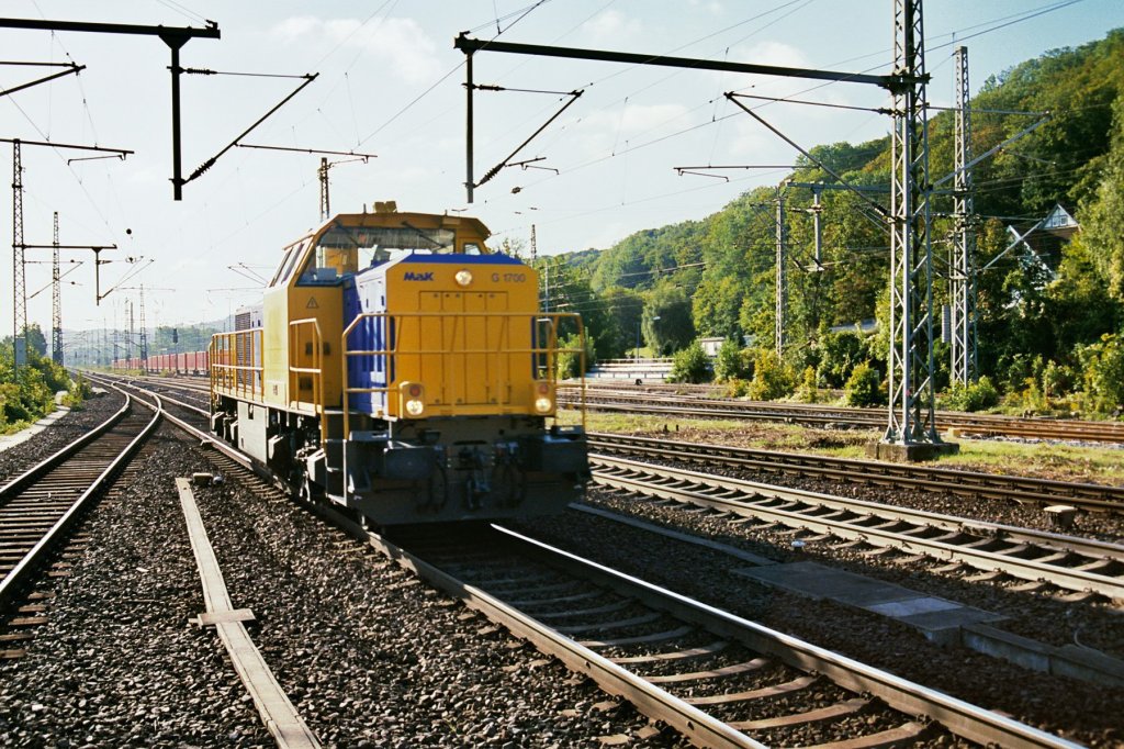 Die Mak 1700 bei der Durchfahrt in Eisenach am 07.09.11