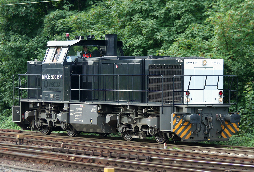 Die MRCE 500 1571 fhrt Lz durch Hamm am 12.08.2010