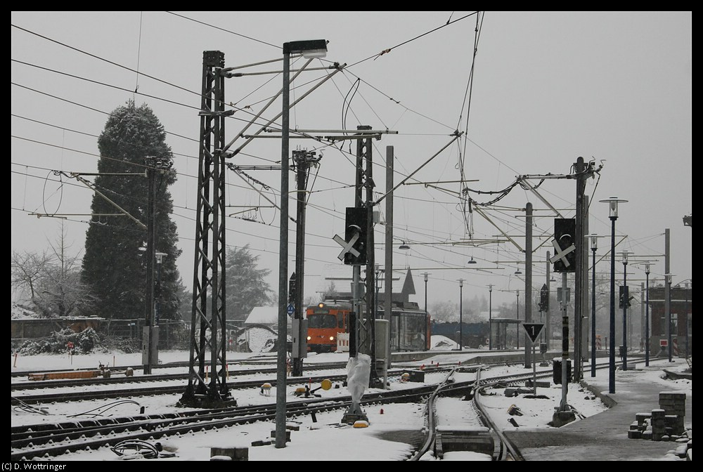 Die neuen KS-Signale im Bf Edingen21, 29. November 2010.