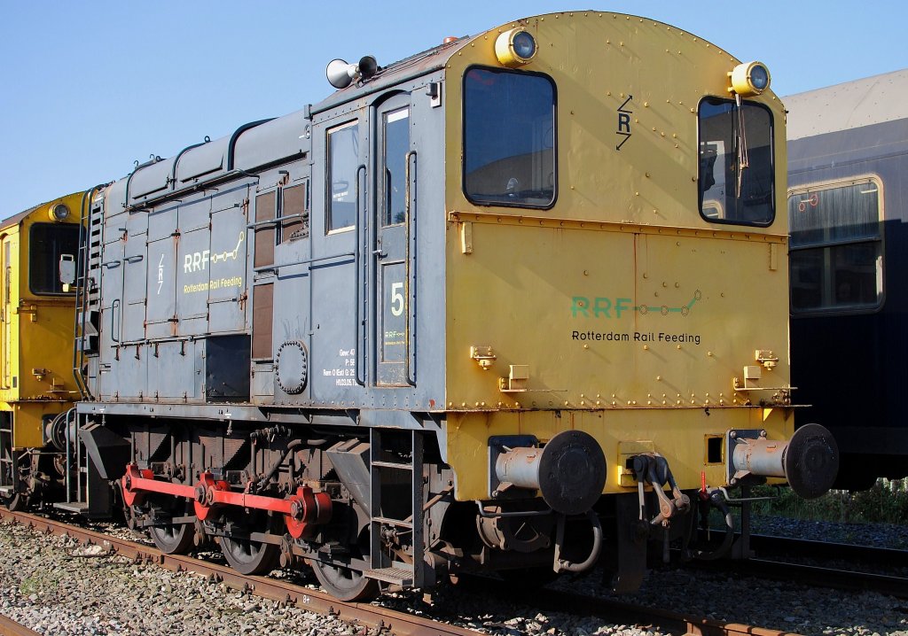 Die RRF 5 (ex-NS 683) in betrieb bei Stoom Stichting Nederland auf Bw Rotterdam Bergweg !