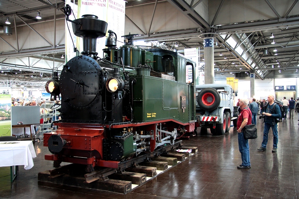 Die schs. I K Nr. 54 als Ausstellungsstck auf der Messe  modell-hobby-spiel  in Leipzig am 01.10.2010