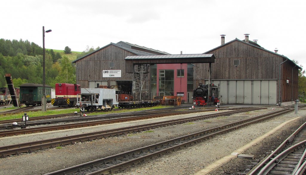 Die SDG Lokomotivwerkstatt in Oberwiesenthal; 13.09.2011
