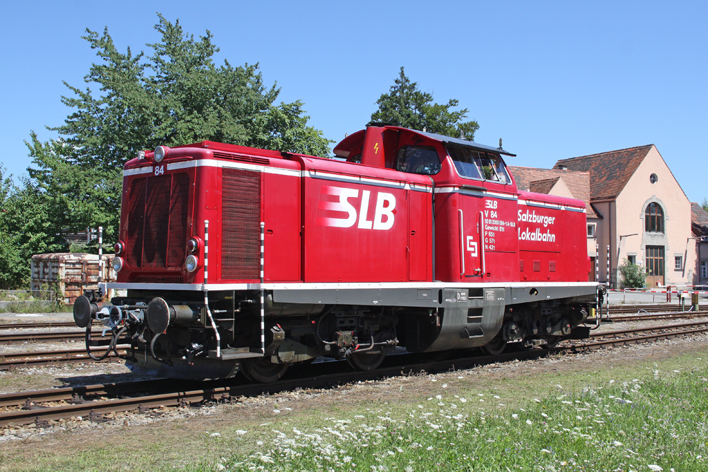 Die SLB V84 in Freilassing am 01,08,10
