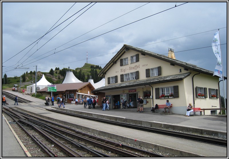Die Station Rigi-Staffel der Rigi-Bahnen. (22.07.2009)