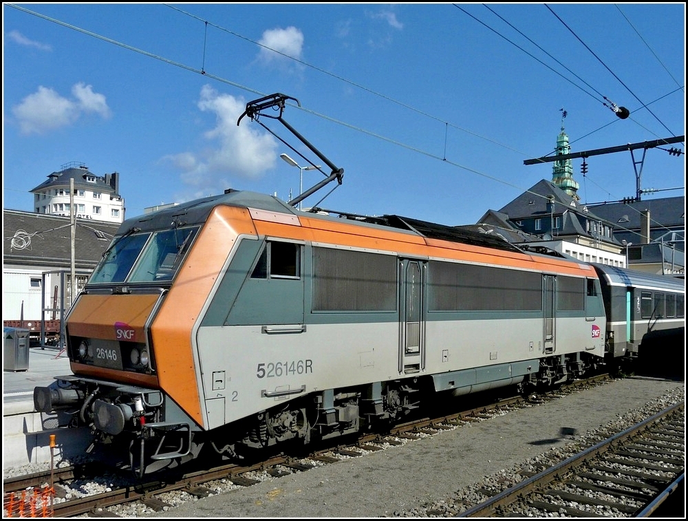 Die Sybic BB 26146 im Lokportrt aufgenommmen am 06.08.10 im Bahnhof von Luxemburg. (Jeanny)