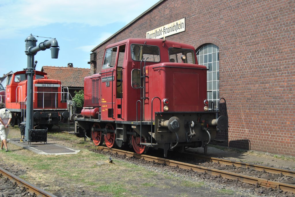 Die VL 12 des EIsenbahnmuseums Darmstadt Kranichstein. Aufgenommen am 03.06.2011.