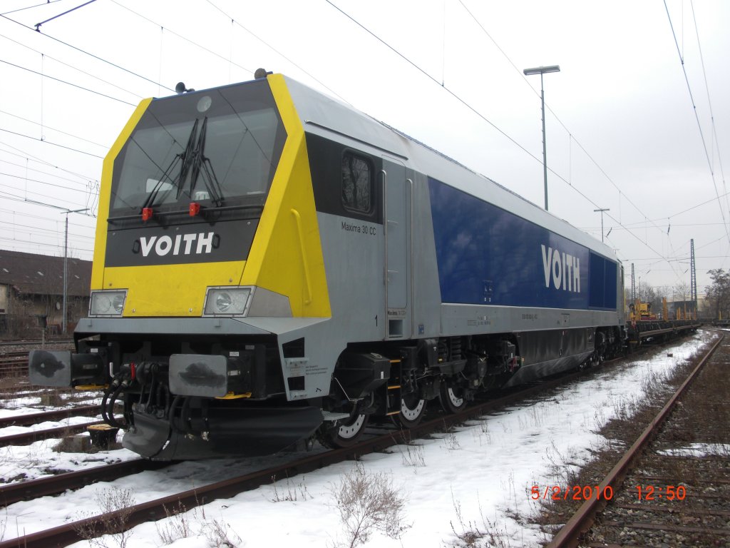 die Voith Maxima 30CC verbringt ihr Wochenende Anfang Februar (5. - 7.02.2010) in Gppingen