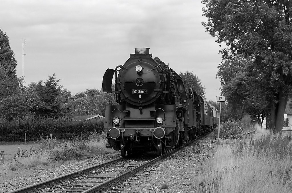 Die VSM 50 3564 mit sonderzug Apeldoorn - Dieren am sommerlichen 06. 09 2008.