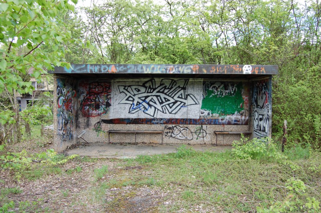 Die wrttembergische Schwarzwaldbahn am 11. Mai 2013 am Haltepunkt Ostelsheim.