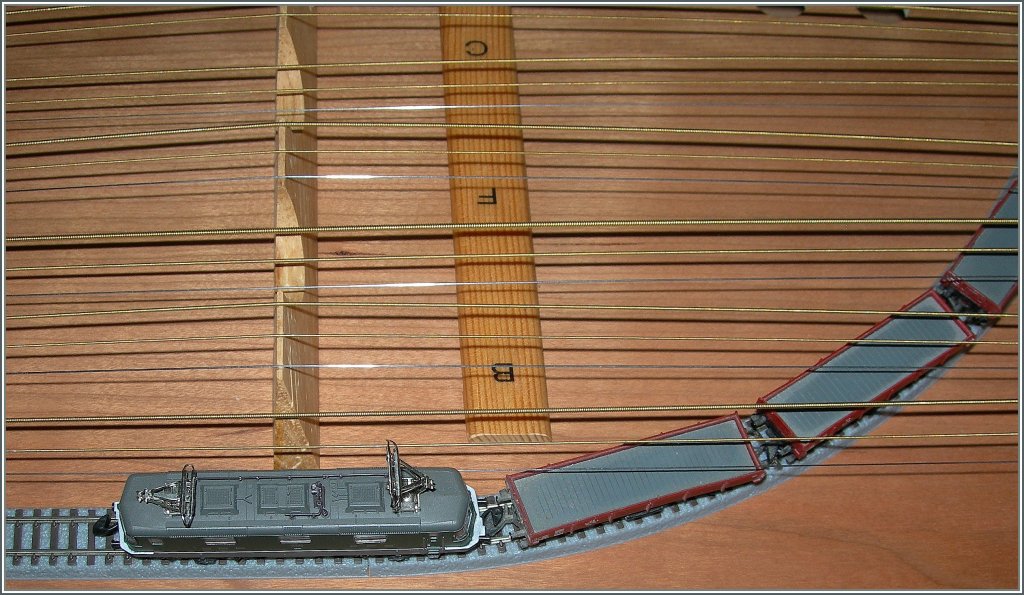 Die  Z Bahn ist zwar zierlich, aber keinefalls zart besaitet...
7. II 13