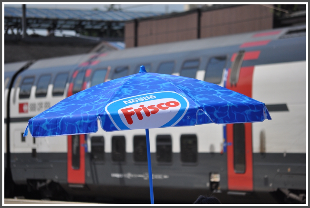 Dies ist in doppeltem Sinne ein Bahnbild, denn Frisco ist nicht nur eine bekannte Speiseeis/Glacmarke, sondern war bis 1980 auch eine amerikanische Eisenbahngesellschaft. Das war die St.Louis - San Francisco Railway bis sie 1980 von Burlington Northern bernommen wurde. (20.05.2012)